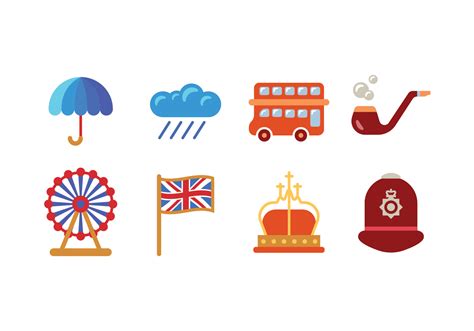 British UK icons 131827 Vector Art at Vecteezy