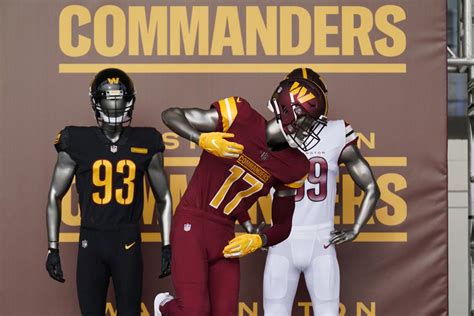 Washington’s NFL team unveils new name as Commanders