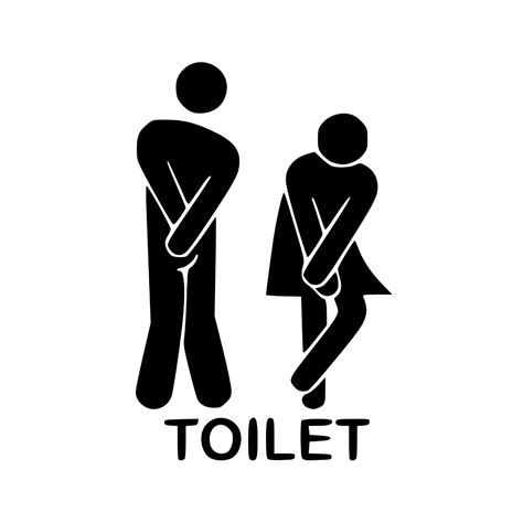 Restrooms Funny Toilet Entrance Decal Sticker