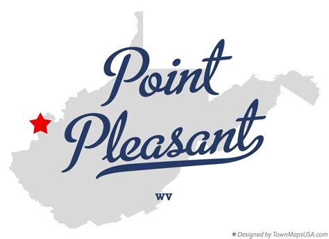 Map of Point Pleasant, WV, West Virginia