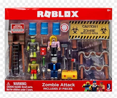 Zombie Attack Playset Eb Games Zealand - Roblox Toy Zombie Attack Clipart (#265174) - PikPng