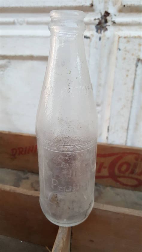 Rare Vintage 10 2 4 Dr. Pepper Bottle Clear and Embossed - Etsy