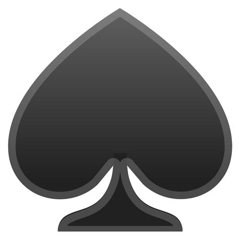 Spade suit Icon | Noto Emoji Activities Iconset | Google