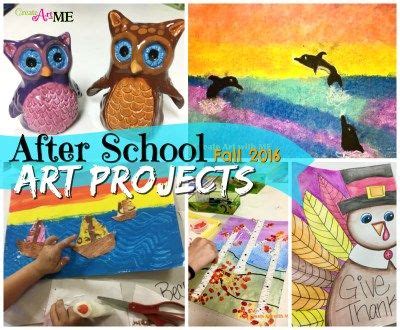 After School Art Projects Fall 2016 | School art projects, Middle school art projects ...