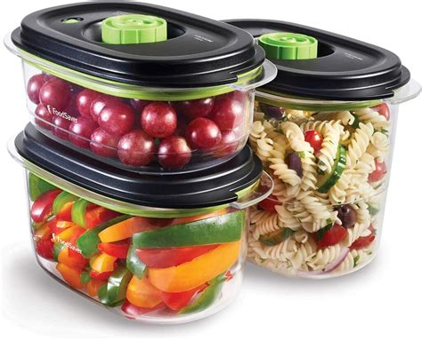 FOODSAVER PRESERVE & MARINATE VACUUM CONTAINER 3 PACK (0.7L + 1.2L + 1 ...