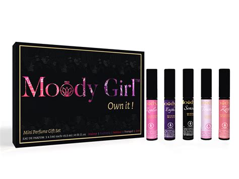 Mini Perfume Gift Set, Eau de Parfum, 5 x 3ML each – Moody Girl