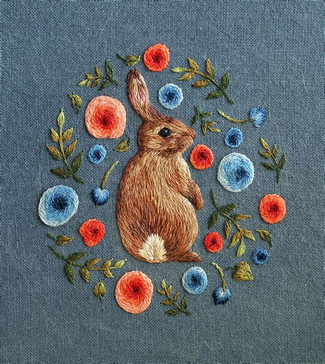 Realistic Tiny Animals Embroidered By Chloe Giordano