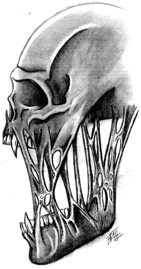 Skull by BD3illustrations on DeviantArt