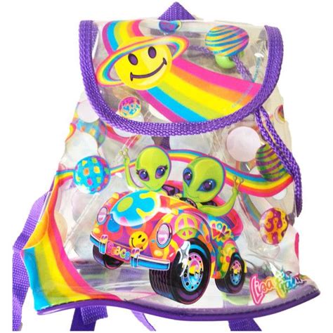 Lisa Frank Aliens Mini Backpack - Rare - 90's Lisa Frank - Alien ...