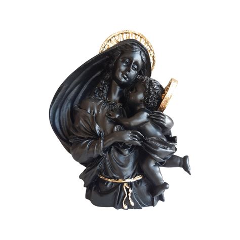 Virgin Mary With Baby Jesus Statue Alabaster - Etsy