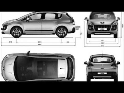 peugeot 3008 dimensions - YouTube