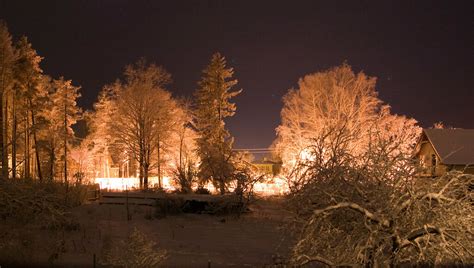 Winter night | View from my window in winter | Renars | Flickr