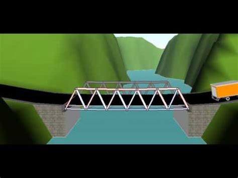 West Point Bridge Designer Simulation - YouTube