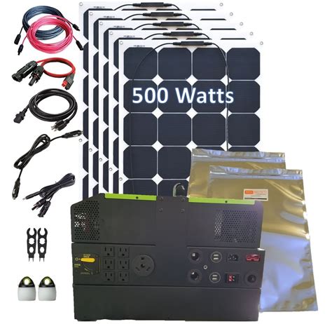 Titan 500 Kit - Powered Portable Solar Generator