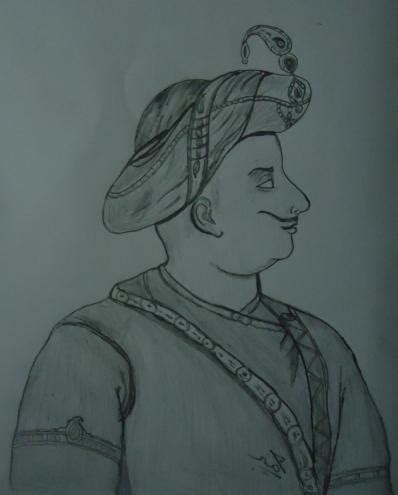 Pencil Sketches & Painting : Tipu Sultan