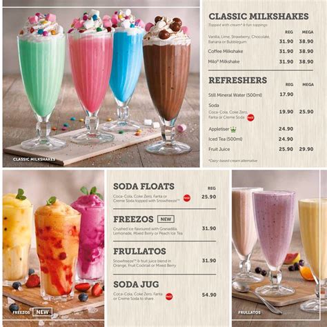 Wimpy Menu Prices & Specials