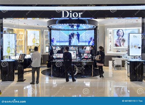 Dior Cosmetics Boutique Interior Editorial Image - Image of makeup ...