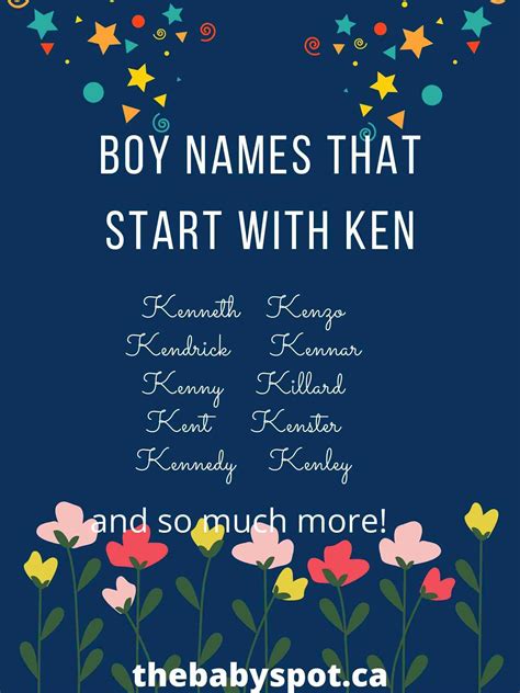 141 Cute Boy Names That Start With Ken