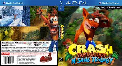 Viewing full size Crash Bandicoot: N. Sane Trilogy box cover