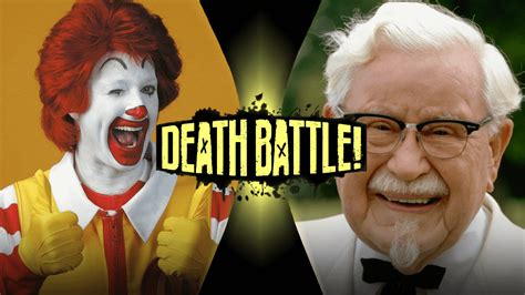 Ronald McDonald VS Colonel Sanders (McDonalds VS KFC) : r/DeathBattleMatchups