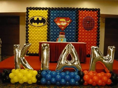 Super-Hero Birthday Decoration by bubbly balloons... | Avengers birthday, Superhero party ...