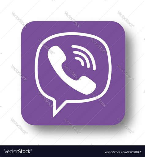 Viber logo icon Royalty Free Vector Image - VectorStock