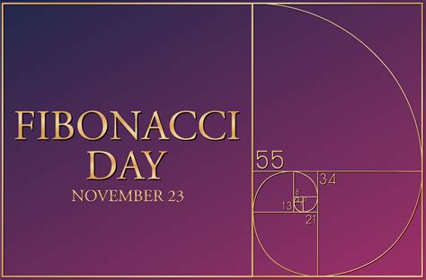 Fibonacci day poster design 12750288 Vector Art at Vecteezy