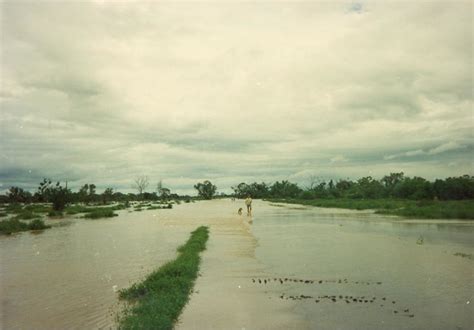 Flinders River flood, North Hughenden, 1980s/1990s?; Unidentified; 2011-318 | eHive