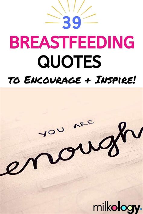 39 Breastfeeding Quotes to Cheer You On — Milkology®