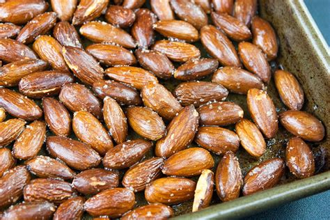 Roasted Salted Almonds - Don't Sweat The Recipe