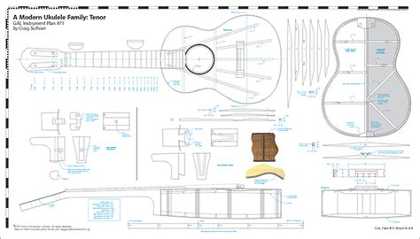 Plan #71 – A Modern Ukulele Family – Guild of American Luthiers