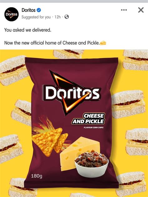 Doritos ad with fake flavor?? : r/Doritos