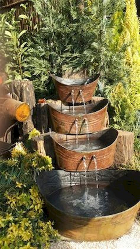 Backyard Corner Waterfall - Outdoor fountains garden gardeners pictures ...