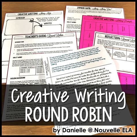 Round Robin Creative Writing Activity - Nouvelle ELA Teaching Resources