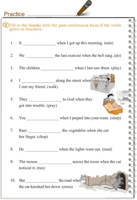 Past Tense Worksheets For Grade 4 Pdf