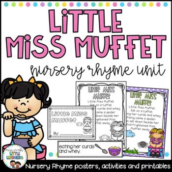 Little Miss Muffet: Nursery Rhyme Pack - Great for Distance Learning