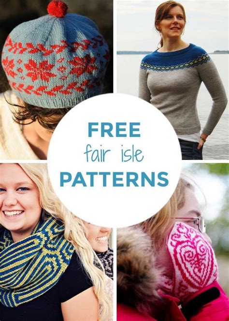 Free Fair Isle Knitting Patterns | Blogger Knitting Patterns We Love | Pinterest | Fair isle ...