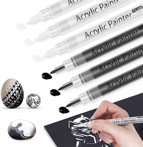 Amazon.com: Acrylic Paint Pens, Acrylic Paint Marker for Rock, Wood ...