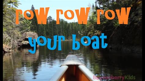 Row Row Row Your Boat Song | Row Your Boat Round Lyrics - YouTube