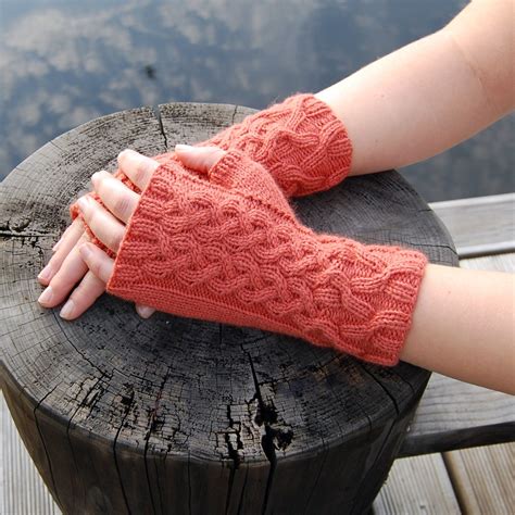 Cable knit fingerless gloves | For more photos, please visit… | Flickr