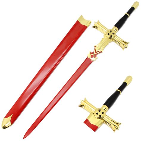 Mikaela Hyakuya Red Anime Wooden Sword Cosplay Weapon-1N3-SI