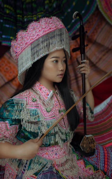 Hmong Girl | Festival captain hat, Captain hat, Hmong embroidery