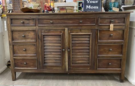 PC1738 MAHOGANY CREDENZA - The Depot Furniture