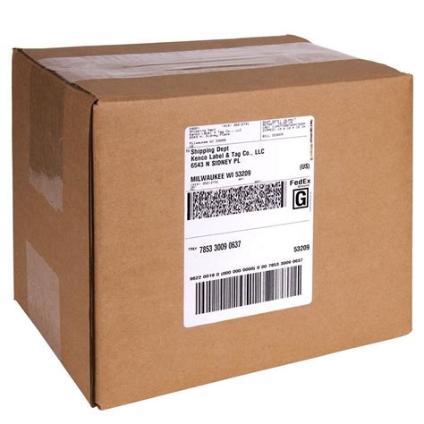 CARTON / SHIPPING LABEL