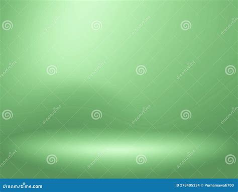 Empty Room Green Background Used for Product Display, Banner, Template Stock Illustration ...