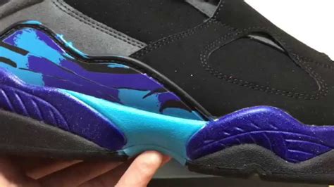 AIR JORDAN 8 "Aqua" review & on feet!! - YouTube