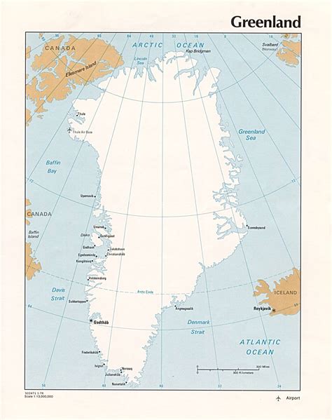 Large detailed map of Greenland. Greenland large detailed map | Vidiani ...