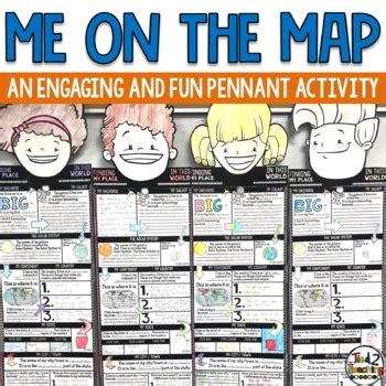 Me On the Map Activities by Tied 2 Teaching | Teachers Pay Teachers