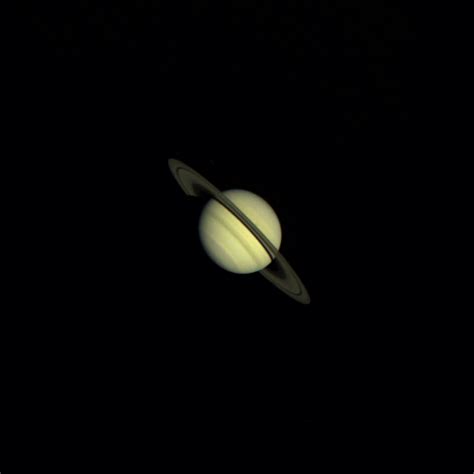 Voyager 1, Saturn Rotation colorized timelapse : r/spaceporn