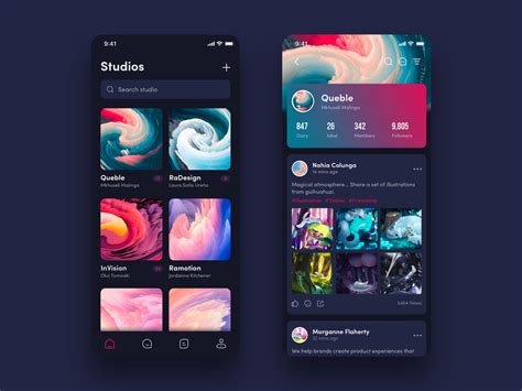 Mobile Design Inspiration: A Roundup by Anton Tkachev, Cuberto and more